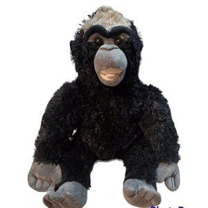 Build A Bear Western Silverback LowLand Gorilla 15" Monkey Plush Zoo Animal BABW